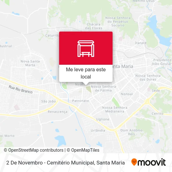 2 De Novembro - Cemitério Municipal mapa