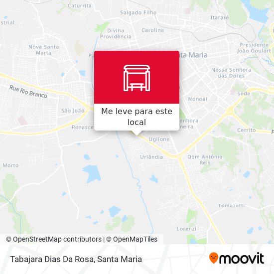 Tabajara Dias Da Rosa mapa
