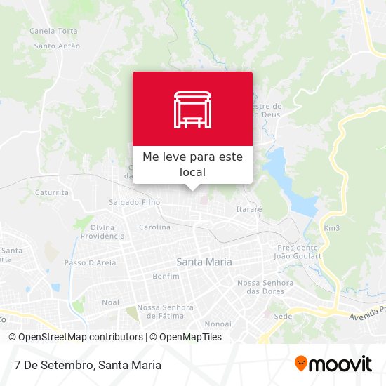 7 De Setembro mapa
