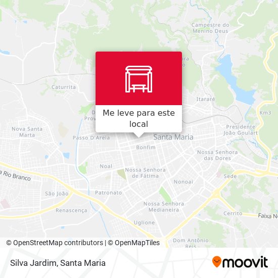 Silva Jardim mapa