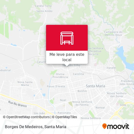 Borges De Medeiros mapa