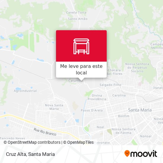 Cruz Alta mapa