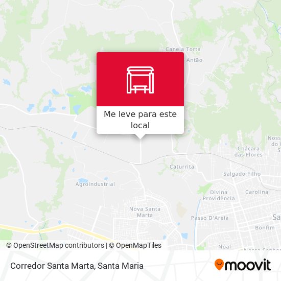 Corredor Santa Marta mapa