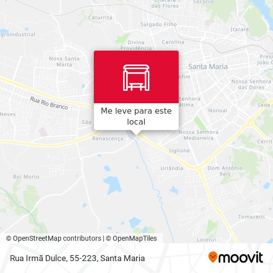 Rua Irmã Dulce, 55-223 mapa