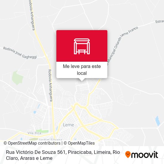 Rua Victório De Souza 561 mapa