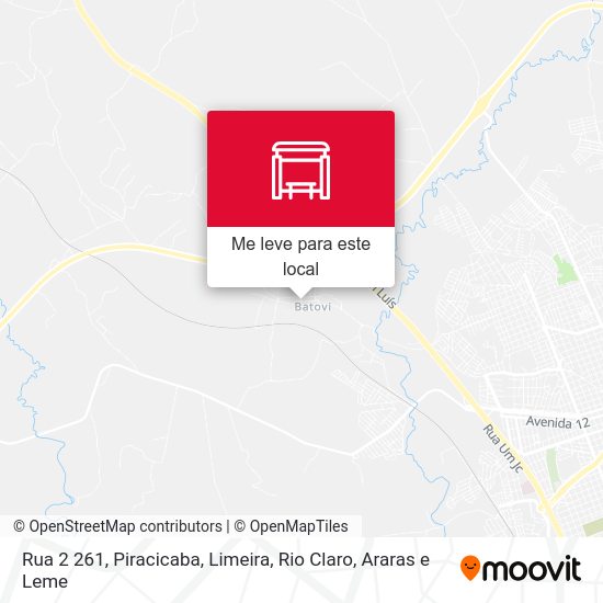 Rua 2 261 mapa