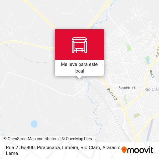 Rua 2 Jw,800 mapa