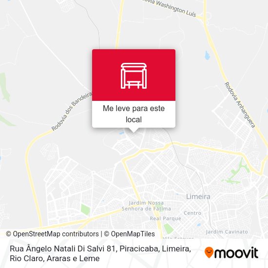 Rua Ângelo Natali Di Salvi 81 mapa