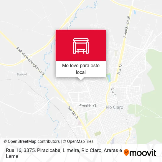 Rua 16, 3375 mapa