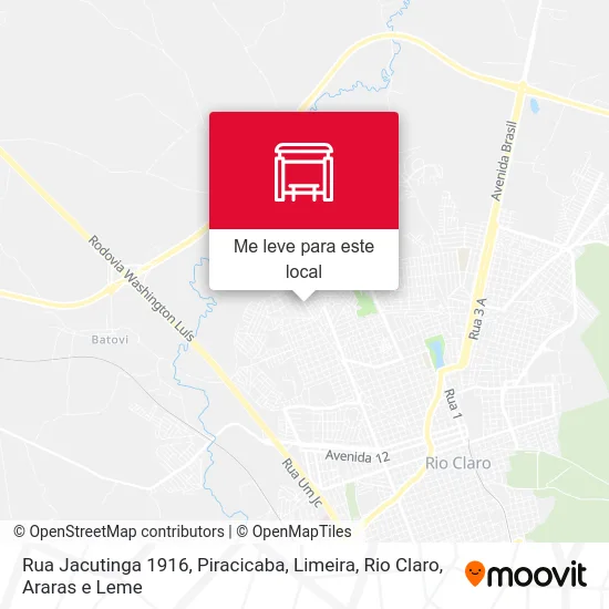 Rua Jacutinga 1916 mapa