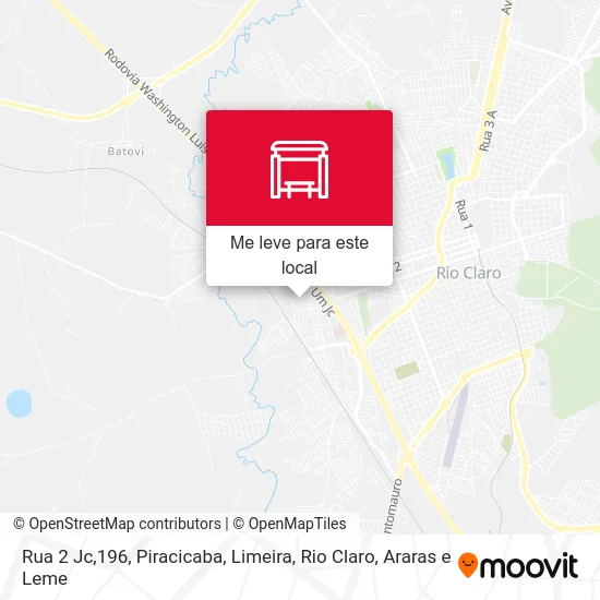 Rua 2 Jc,196 mapa