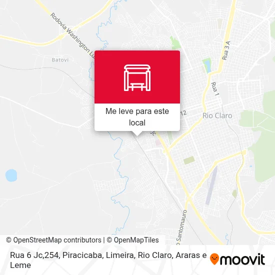 Rua 6 Jc,254 mapa