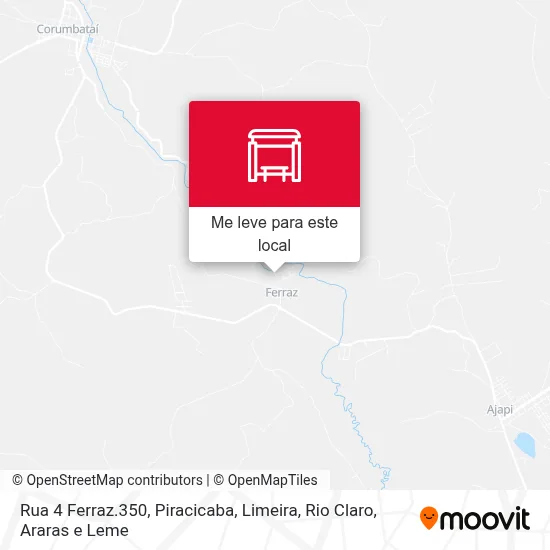 Rua 4 Ferraz.350 mapa