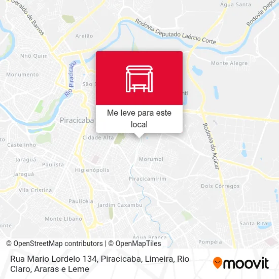 Rua Mario Lordelo 134 mapa