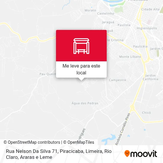 Rua Nelson Da Silva 71 mapa