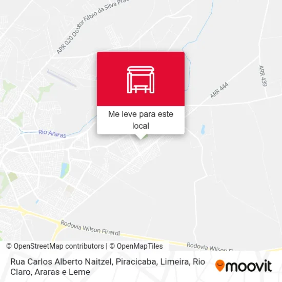 Rua Carlos Alberto Naitzel mapa