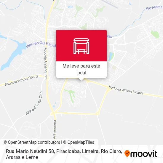 Rua Mario Neudini 58 mapa