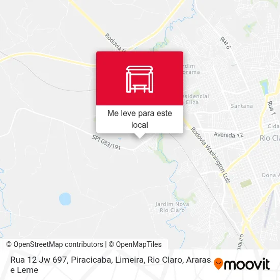 Rua 12 Jw 697 mapa