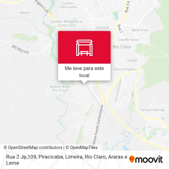 Rua 2 Jp,109 mapa