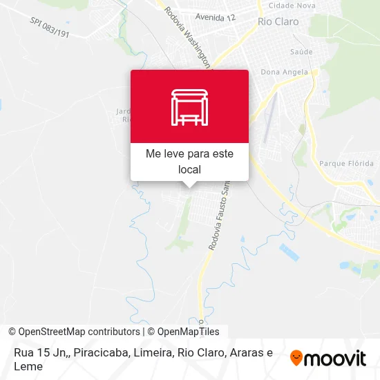 Rua 15 Jn, mapa