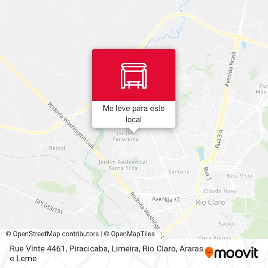 Rue Vinte 4461 mapa