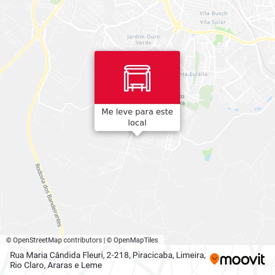 Rua Maria Cândida Fleuri, 2-218 mapa