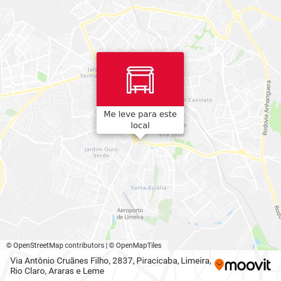 Via Antônio Cruãnes Filho, 2837 mapa