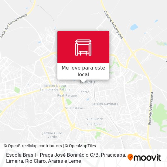 Escola Brasil - Praça José Bonifácio C / B mapa