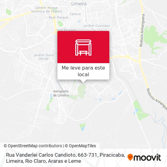 Rua Vanderlei Carlos Candioto, 663-731 mapa