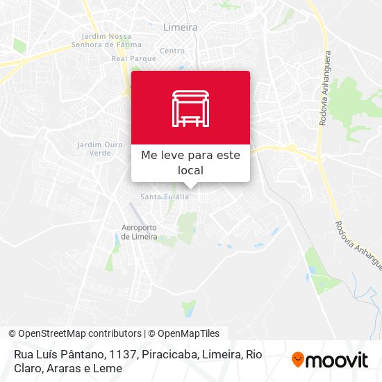 Rua Luís Pântano, 1137 mapa