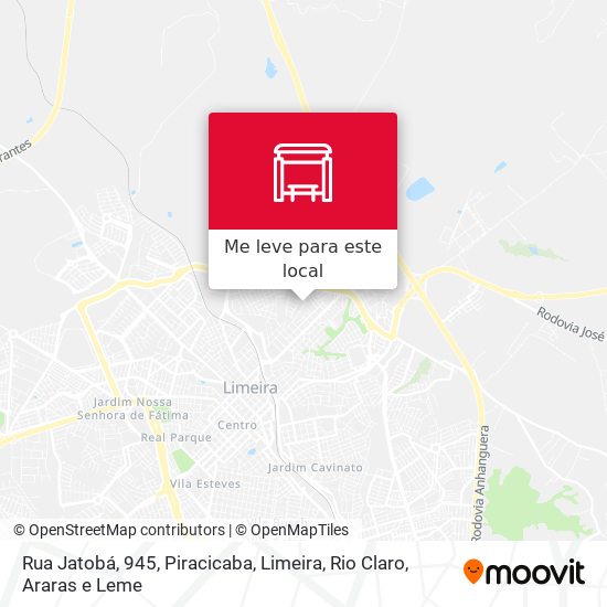 Rua Jatobá, 945 mapa