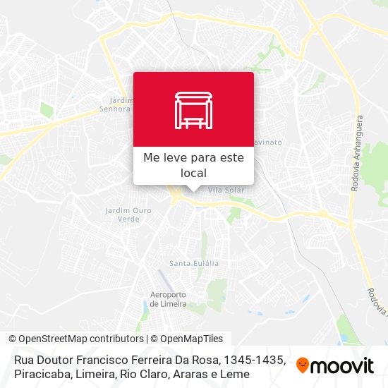 Rua Doutor Francisco Ferreira Da Rosa, 1345-1435 mapa