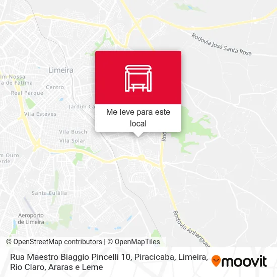 Rua Maestro Biaggio Pincelli 10 mapa