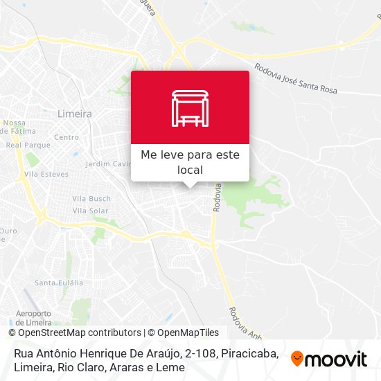 Rua Antônio Henrique De Araújo, 2-108 mapa
