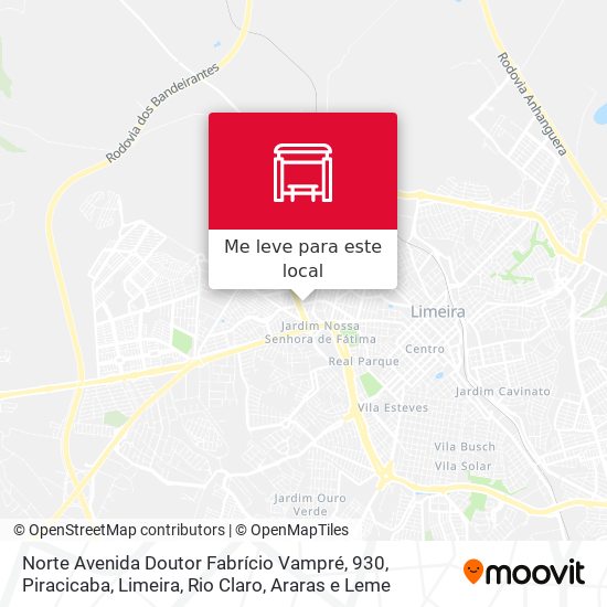 Norte Avenida Doutor Fabrício Vampré, 930 mapa