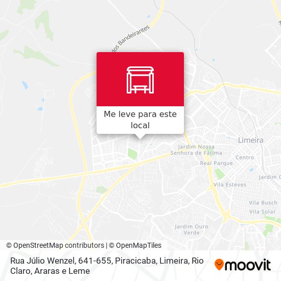 Rua Júlio Wenzel, 641-655 mapa