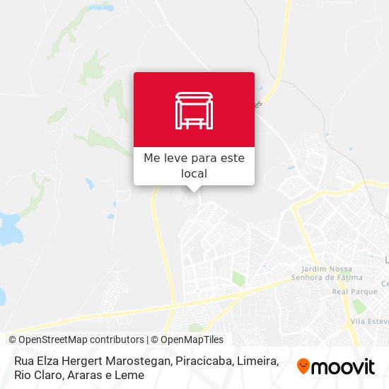 Rua Elza Hergert Marostegan mapa