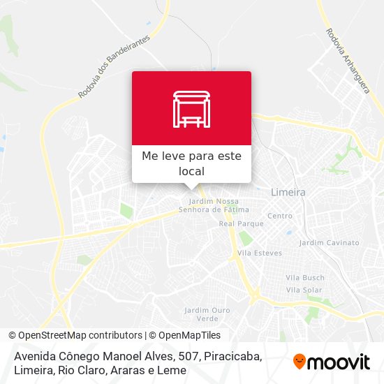 Avenida Cônego Manoel Alves, 507 mapa