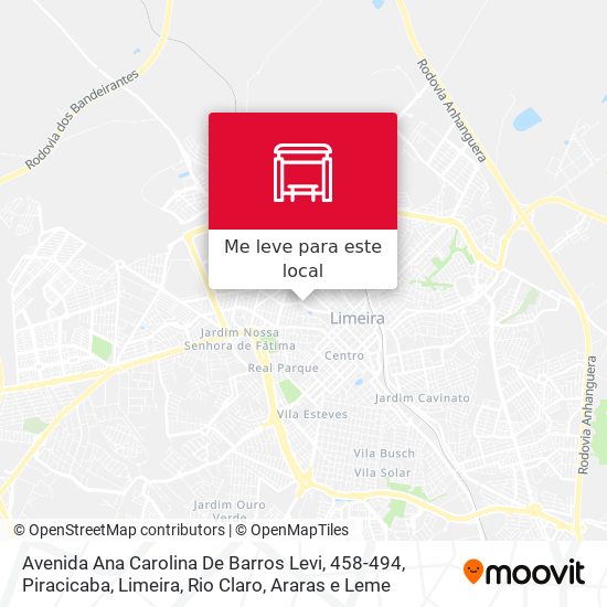Avenida Ana Carolina De Barros Levi, 458-494 mapa