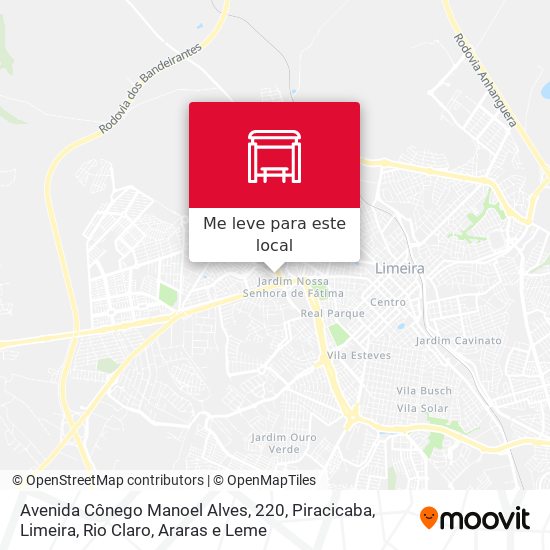 Avenida Cônego Manoel Alves, 220 mapa