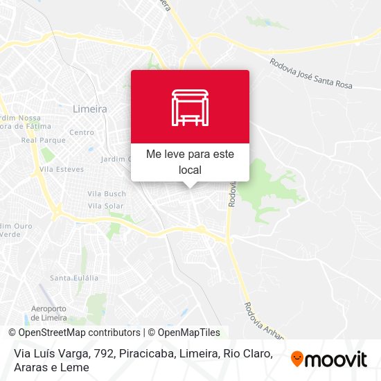 Via Luís Varga, 792 mapa