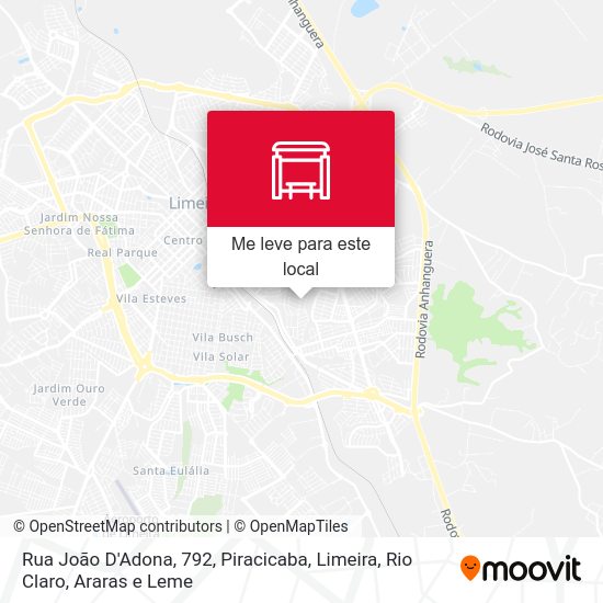 Rua João D'Adona, 792 mapa