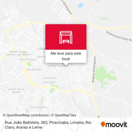 Rua João Batistela, 382 mapa