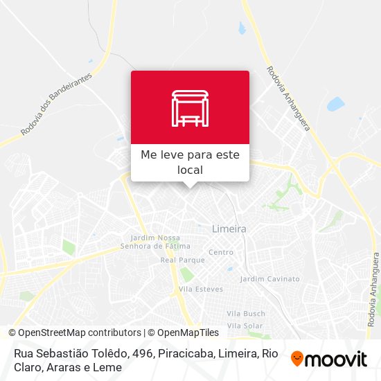 Rua Sebastião Tolêdo, 496 mapa