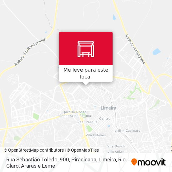 Rua Sebastião Tolêdo, 900 mapa