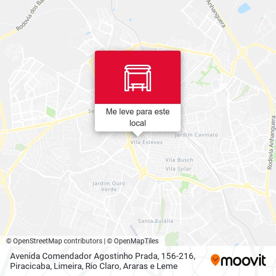 Avenida Comendador Agostinho Prada, 156-216 mapa