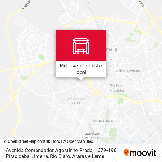 Avenida Comendador Agostinho Prada, 1679-1961 mapa