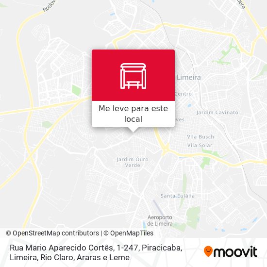 Rua Mario Aparecido Cortês, 1-247 mapa