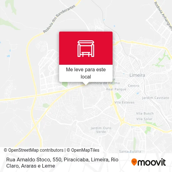 Rua Arnaldo Stoco, 550 mapa