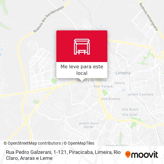 Rua Pedro Galzerani, 1-121 mapa